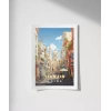 Tianjin Tarihi Sokak Manzarası Poster
