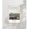 Timeless Istanbul Skyline  Poster