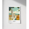 Toskana’nın İncisi Pisa Poster