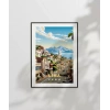 Tropikal Lima Sokakları Dekoratif Poster