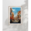 Valencia’nın Zarif ve Canlı Sokakları Poster