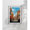 Valencia’nın Zarif ve Canlı Sokakları Poster