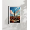 Vancouver ve Sonbahar Renkleri Şehir Poster