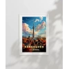 Vancouver ve Sonbahar Renkleri Şehir Poster