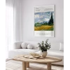 Vincent Van Gogh Buğday Tarlası ve Selviler (2) Poster