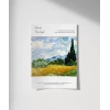Vincent Van Gogh Buğday Tarlası ve Selviler (2) Poster
