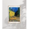 Vincent Van Gogh Kafe Terasta Gece Poster 20x30 cm