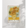 Vincent Van Gogh On İki Ayçiçekli Vazo Poster