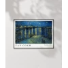 Vincent Van Gogh Ren Nehri’nde Yıldızlı Bir Gece Poster