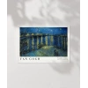 Vincent Van Gogh Ren Nehri’nde Yıldızlı Bir Gece Poster