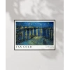 Vincent Van Gogh Ren Nehri’nde Yıldızlı Bir Gece Poster