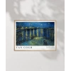 Vincent Van Gogh Ren Nehri’nde Yıldızlı Bir Gece Poster
