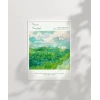 Vincent Van Gogh Yeşil Buğday Tarlası Poster