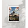 Washington Capitol Vintage Poster