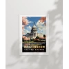 Washington Capitol Vintage Poster