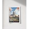 Washington Capitol Vintage Poster