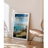 Wellington Sahil Manzarası Sanatsal Poster