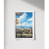 Wellington Skyline New Zealand Poster