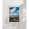 Wellington Skyline New Zealand Poster