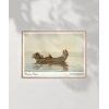 Winslow Homer Doryde Üç Erkek Çocuk Poster
