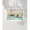 Winslow Homer Yelken İstifleme Poster