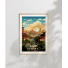 Xian Tarihi ve Modern Perspektif Sanatsal Poster