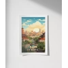 Xian Tarihi ve Modern Perspektif Sanatsal Poster