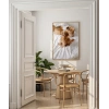 Yatak Üstünde Yatan Köpek Poster