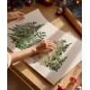 Yılbaşı Ağaçları Sanatsal Poster