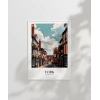 York Tarihi Sokakları Poster