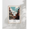 York Tarihi Sokakları Poster