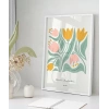 Yumuşak Renkler Zarif Çiçekler Poster