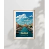 Zadar Hırvatistan Kıyı Manzarası Poster