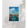 Zadar Hırvatistan Kıyı Manzarası Poster