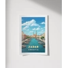 Zadar Hırvatistan Kıyı Manzarası Poster