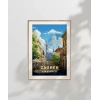 Zagreb Katedrali Sokak Manzarası Poster