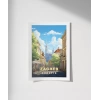 Zagreb Katedrali Sokak Manzarası Poster