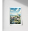 Zürih İsviçre Şehir Manzarası Poster