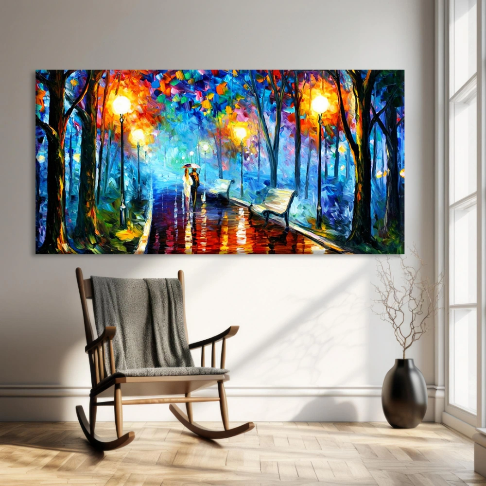 Gece Yürüyüşü Kanvas Tablo