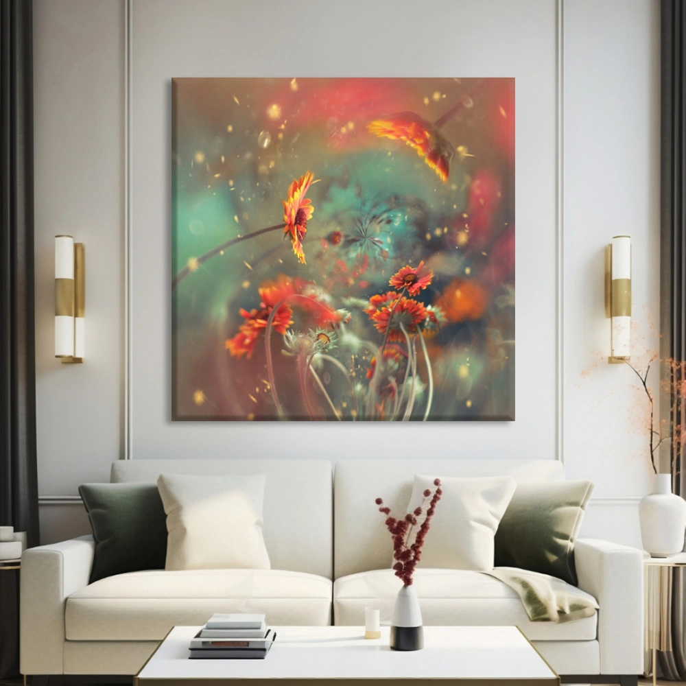 Kozmik Bahar Kanvas Tablo