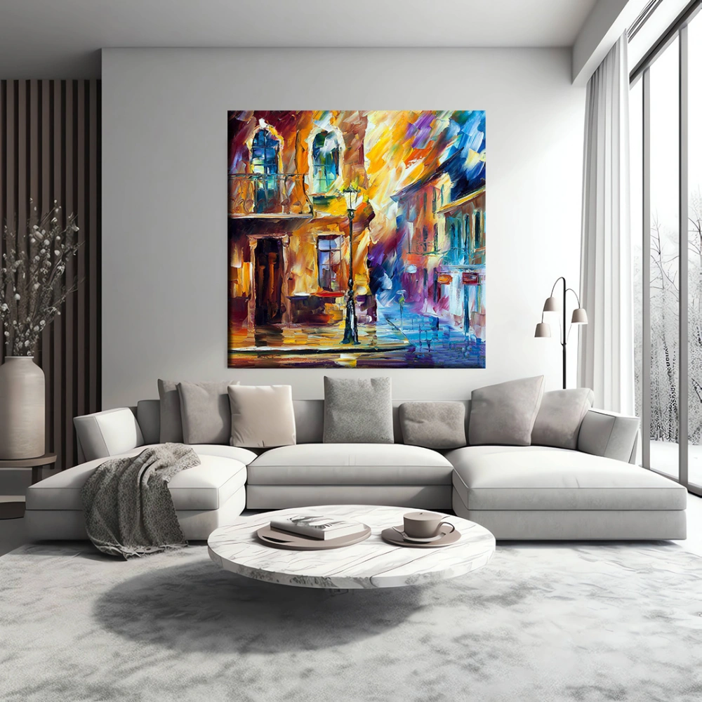 Eklektik Sokaklar Kanvas Tablo
