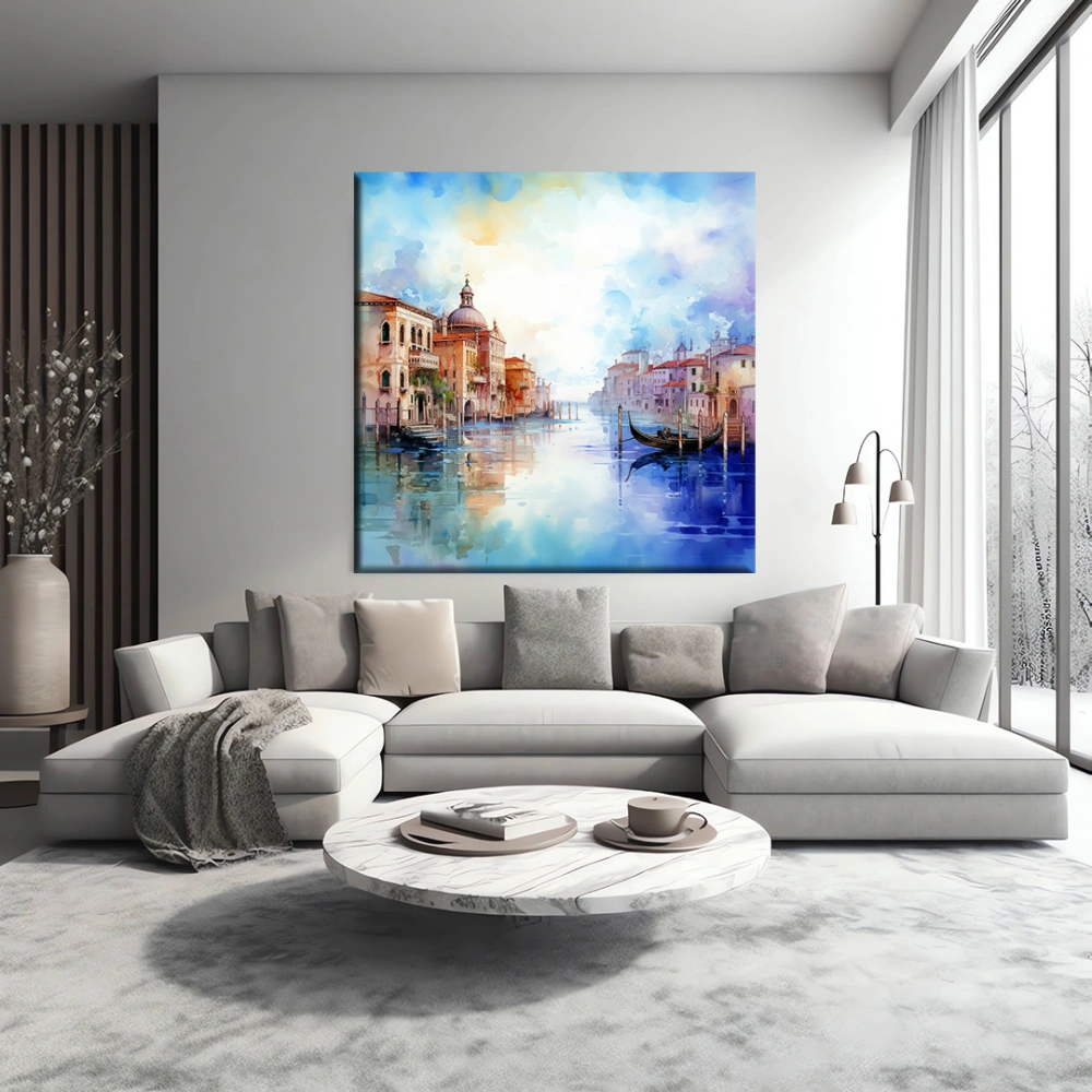 Sakin Sular Kanvas Tablo