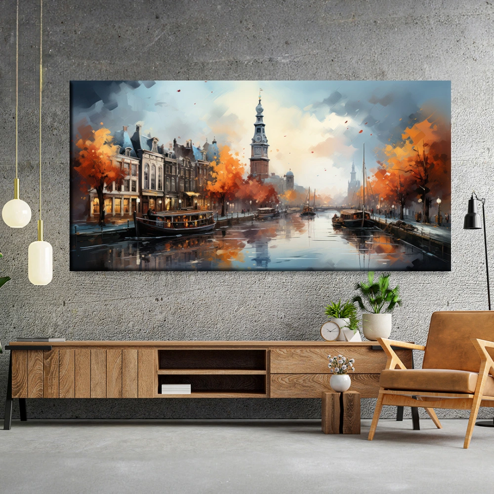 Sonbaharın Efsunu Kanvas Tablo