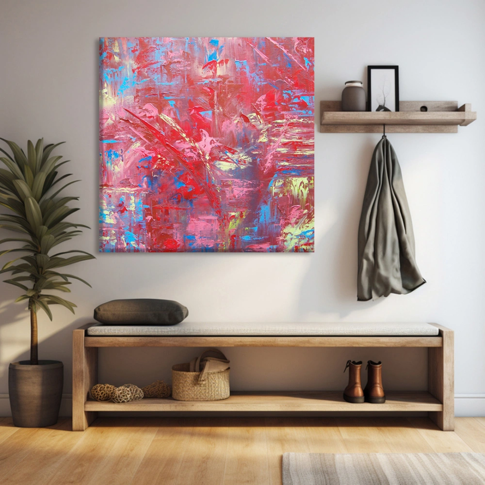 Kırmızı Rüya Kanvas Tablo