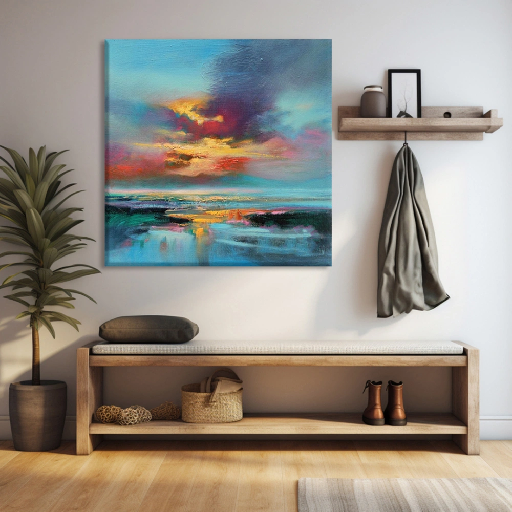 Günbatımı Sükuneti Kanvas Tablo