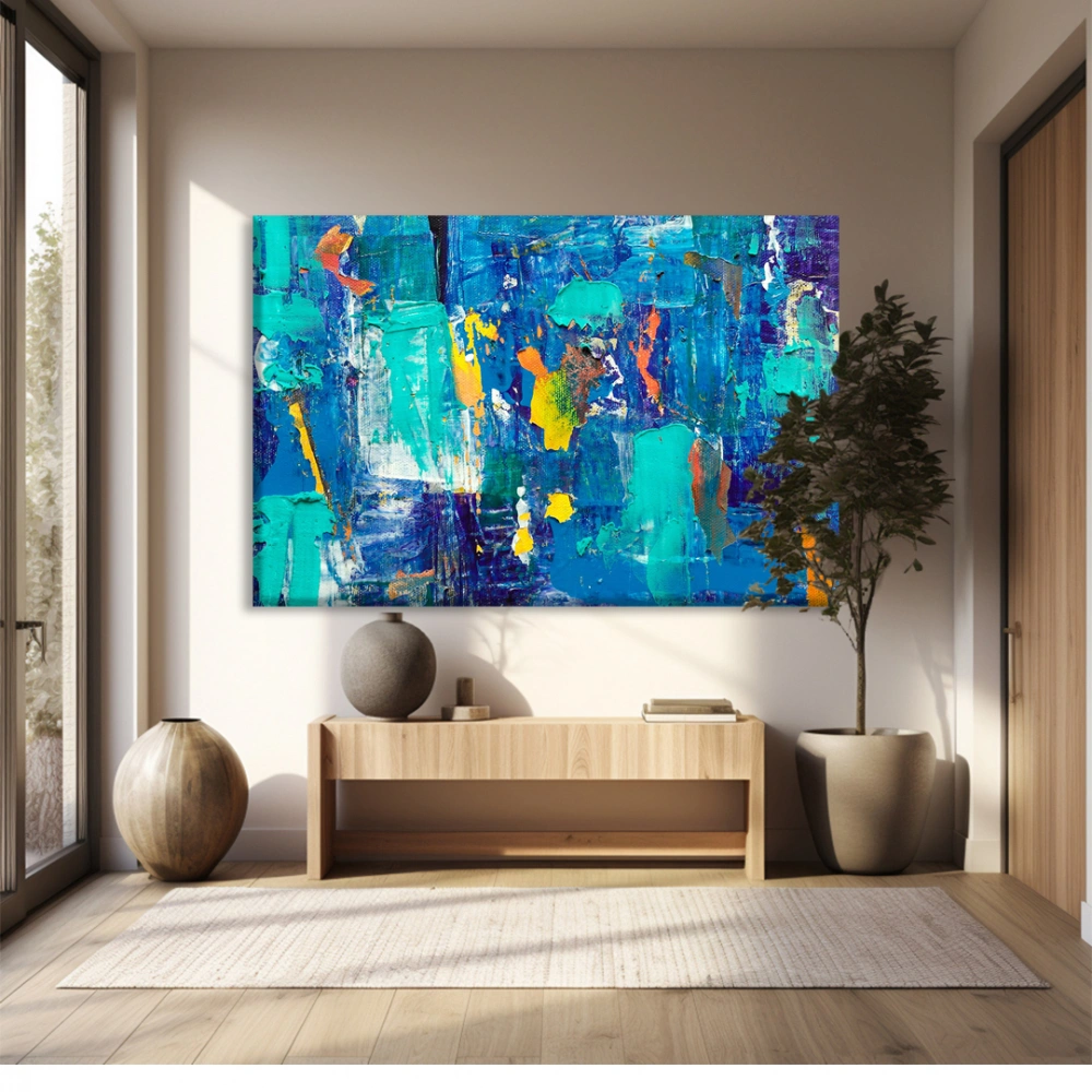 Mavi Rüya Dalgaları Kanvas Tablo