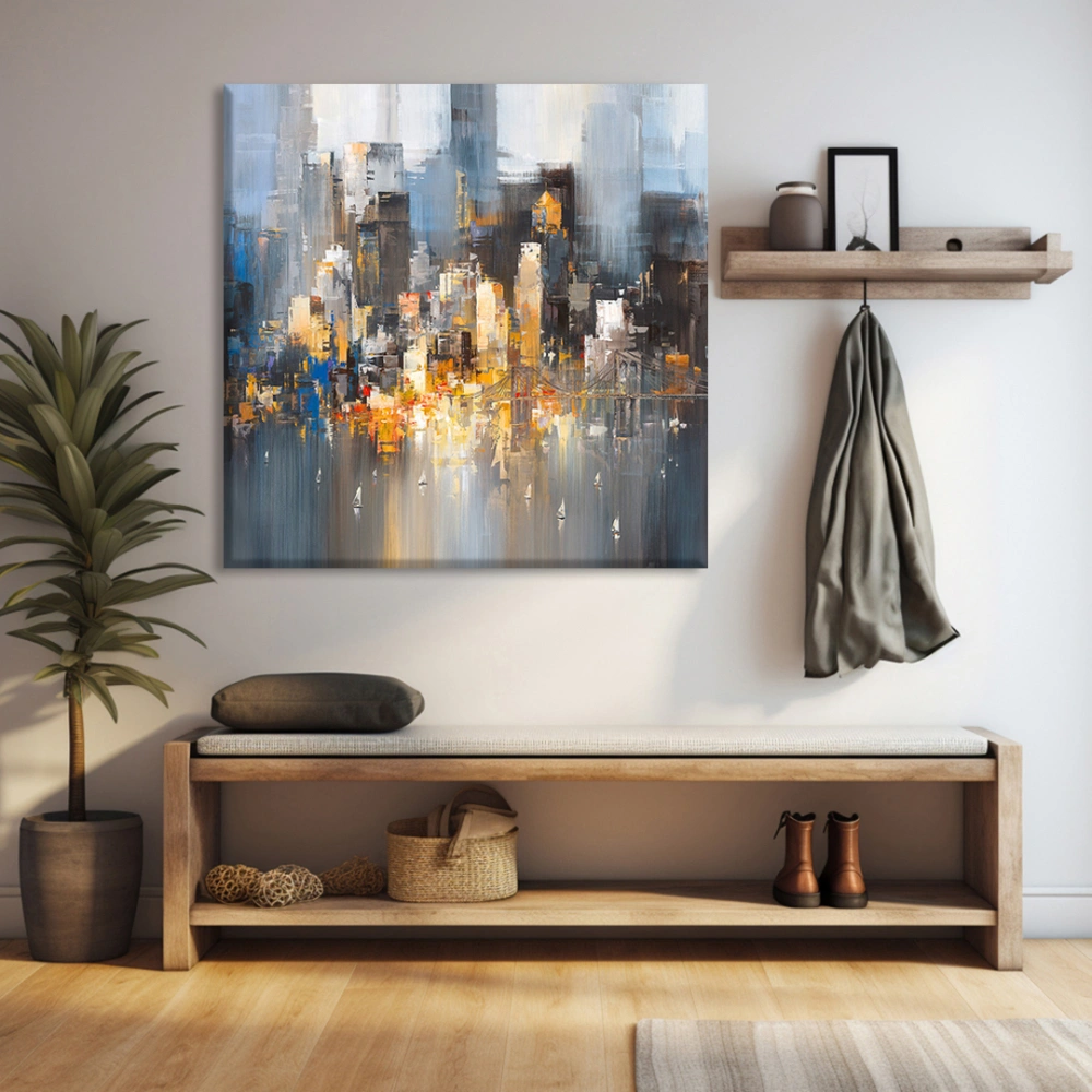 Işığın Dansı Kanvas Tablo