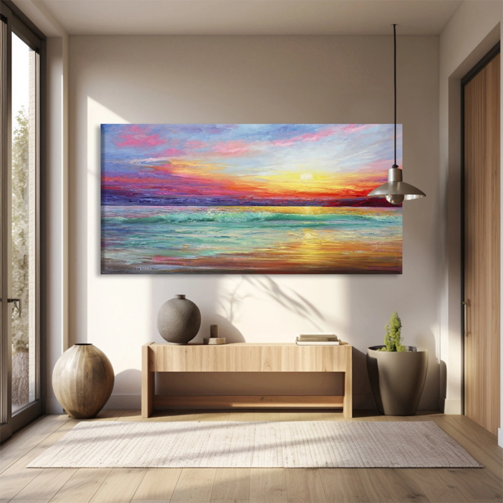 Günbatımının Şiiri Kanvas Tablo