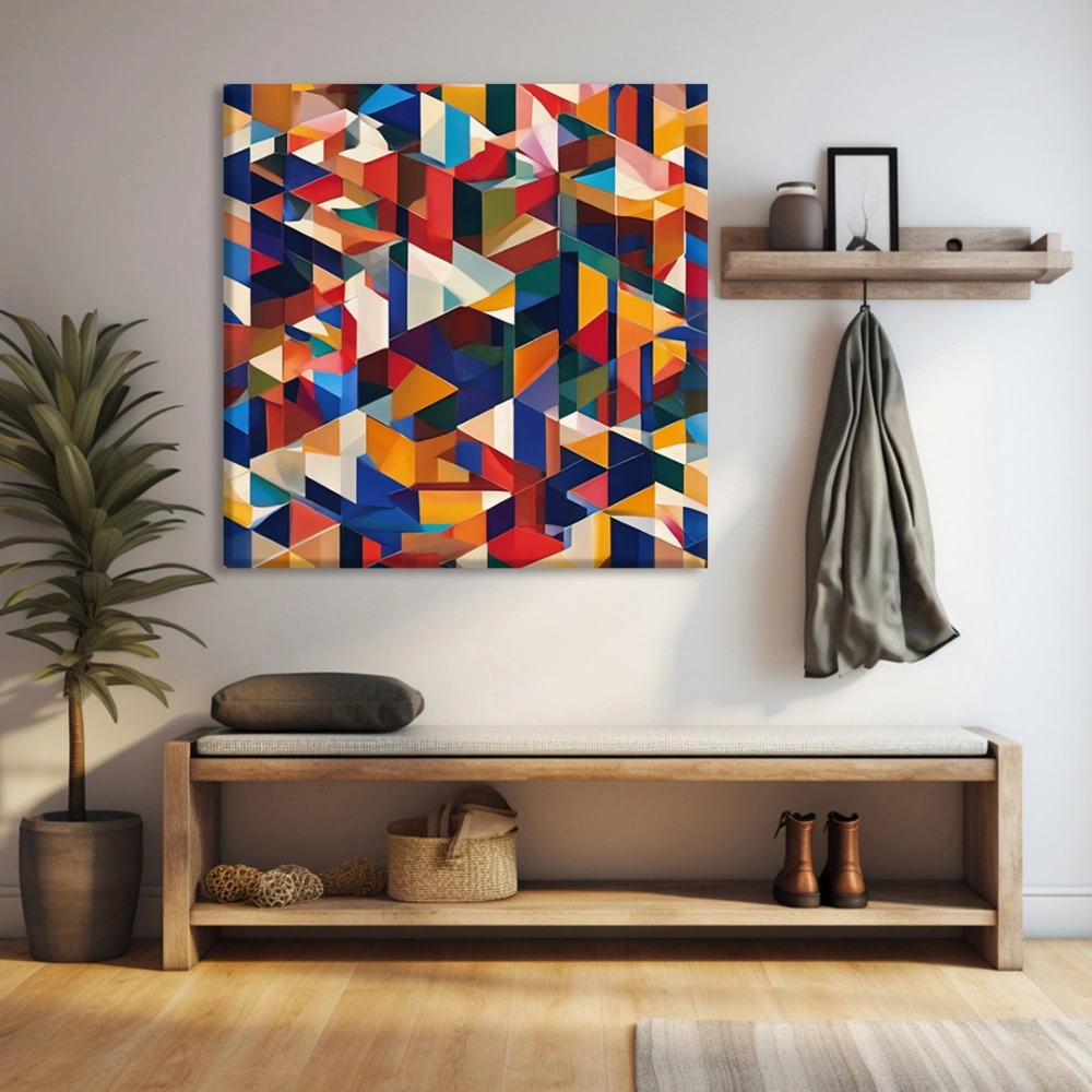 Geometrik Düşler Kanvas Tablo