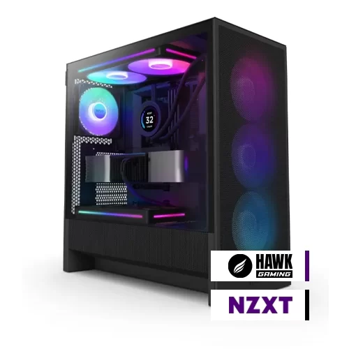 NZXT Series /Amd Ryzen 5 7500F/Colorful GeForce RTX 4070 Triple 3x 12GB/16GB DDR5/512GB NVME M.2 SSD